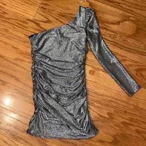New years Party dress. Silver size S